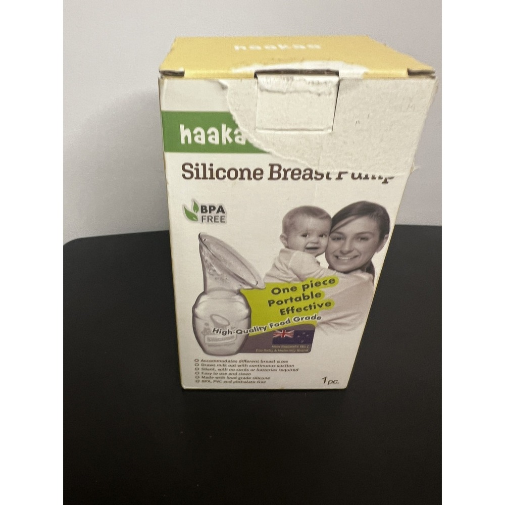 Haakaa Manual Breast Pump 4oz/100ml – New Style Silicone Manual Pump